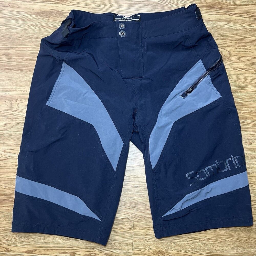 Sombrio Supra Shorts Mountain Bike Black Grey Baggy Cycling Size XL